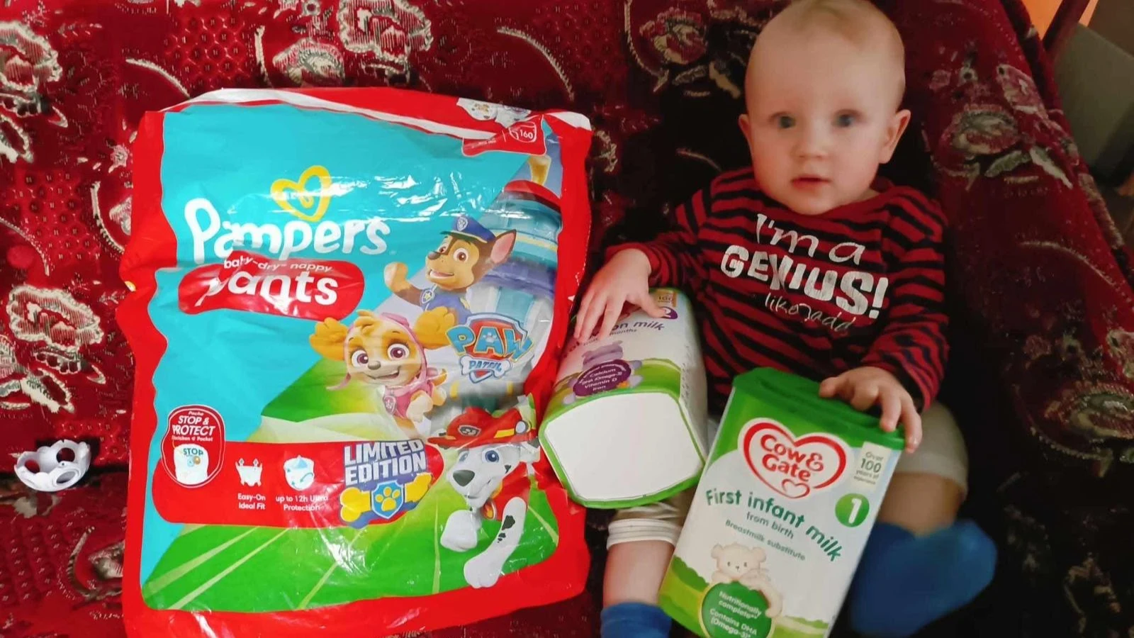 Baby receiving aid
